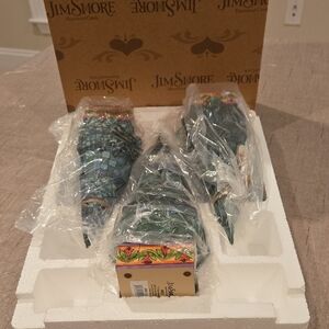 Jim Shore "O' Tannenbaum" Set/ 3 Christmas Trees Figurine